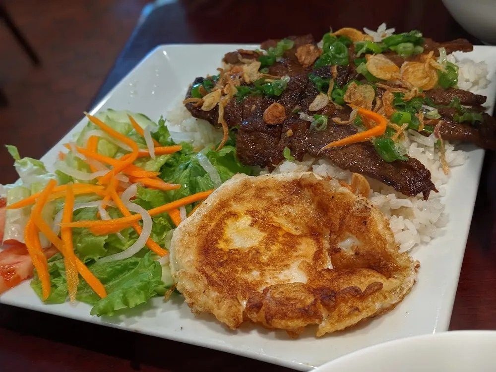 Beef and Rice with Added Egg on Top